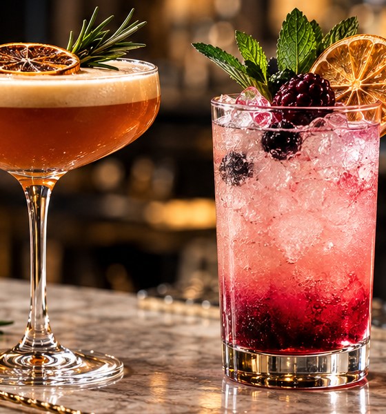 Cóctel y mocktail de autor